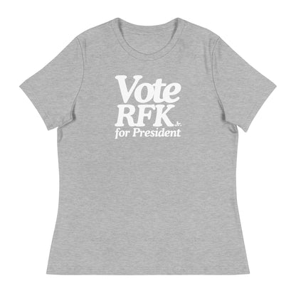 Vote RFK Jr Women's Relaxed Tee - TEAM KENNEDY. All rights reserved