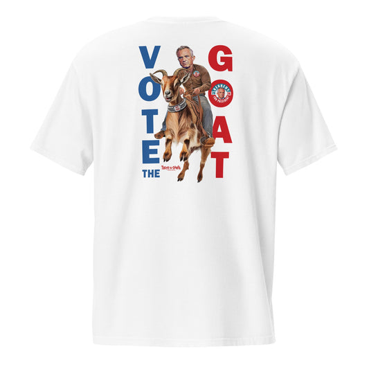 Vote the Goat by Truth - A - Ganda Unisex Pocket Tee - Team Kennedy Official Merchandise