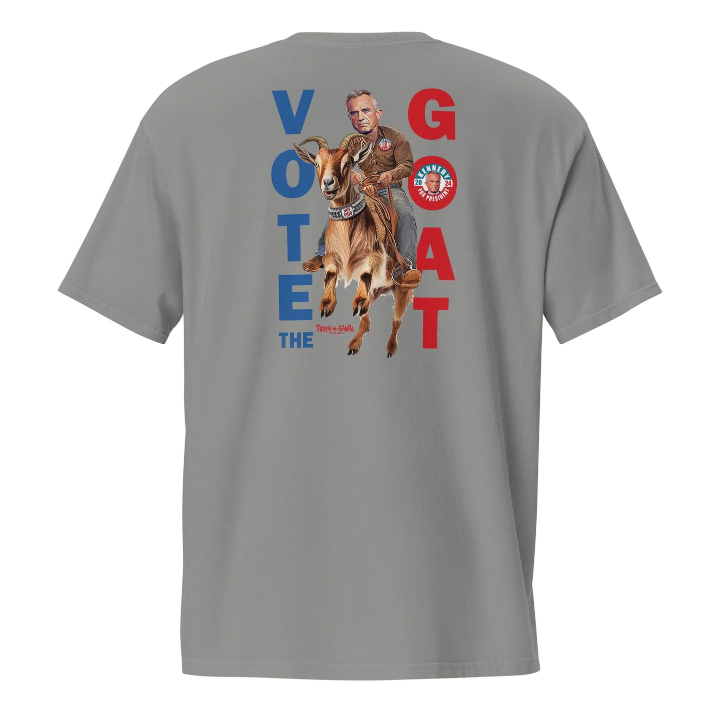 Vote the Goat by Truth - A - Ganda Unisex Pocket Tee - Team Kennedy Official Merchandise