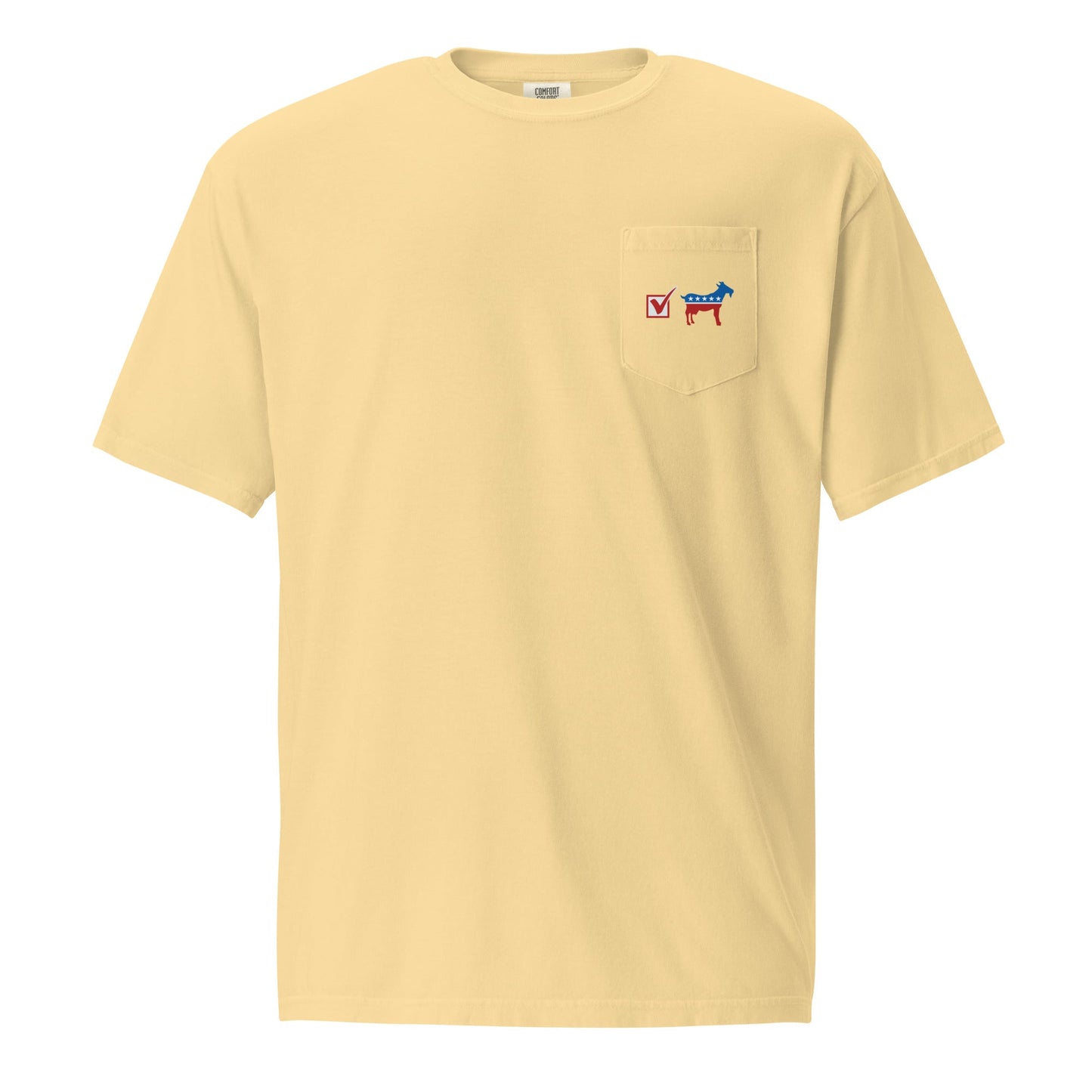 Vote the Goat by Truth - A - Ganda Unisex Pocket Tee - Team Kennedy Official Merchandise