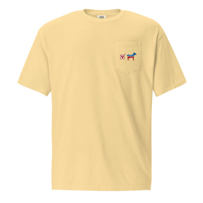 Vote the Goat by Truth - A - Ganda Unisex Pocket Tee - Team Kennedy Official Merchandise