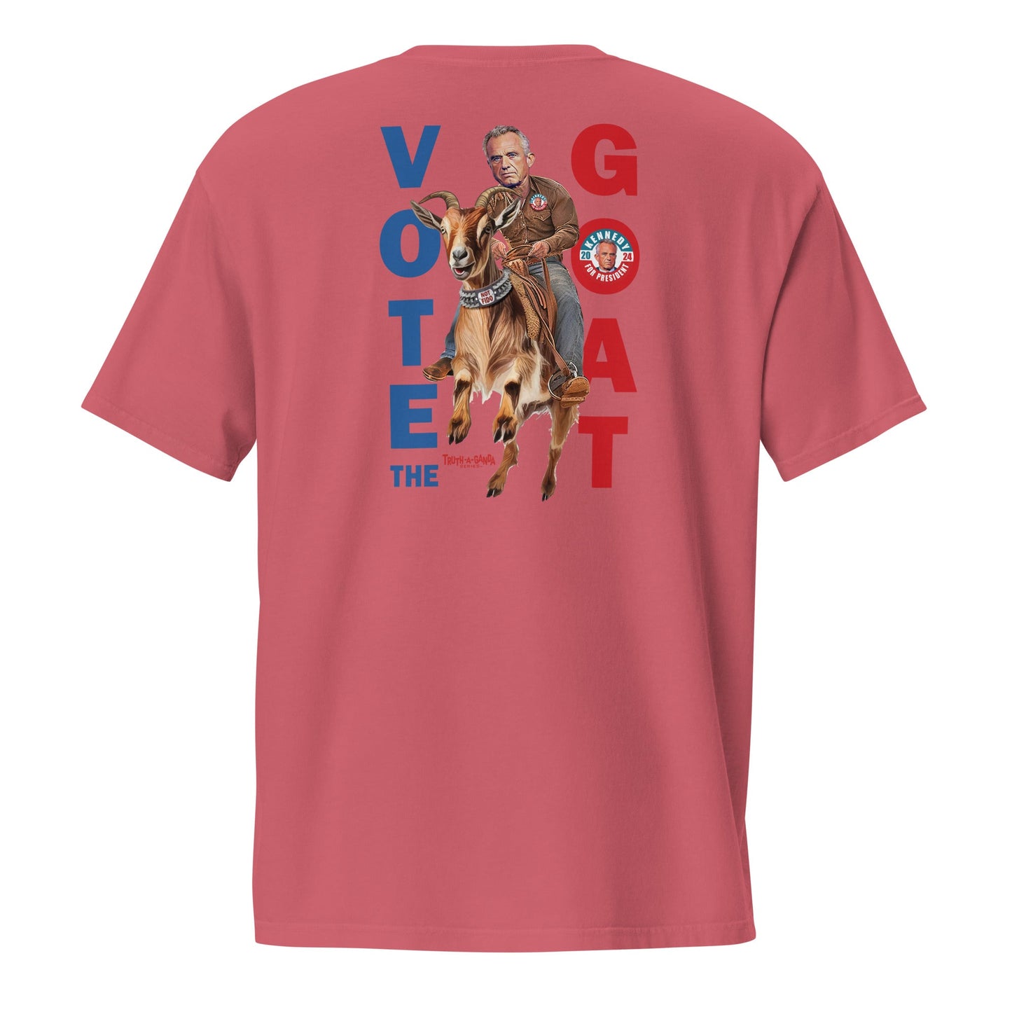 Vote the Goat by Truth - A - Ganda Unisex Pocket Tee - Team Kennedy Official Merchandise