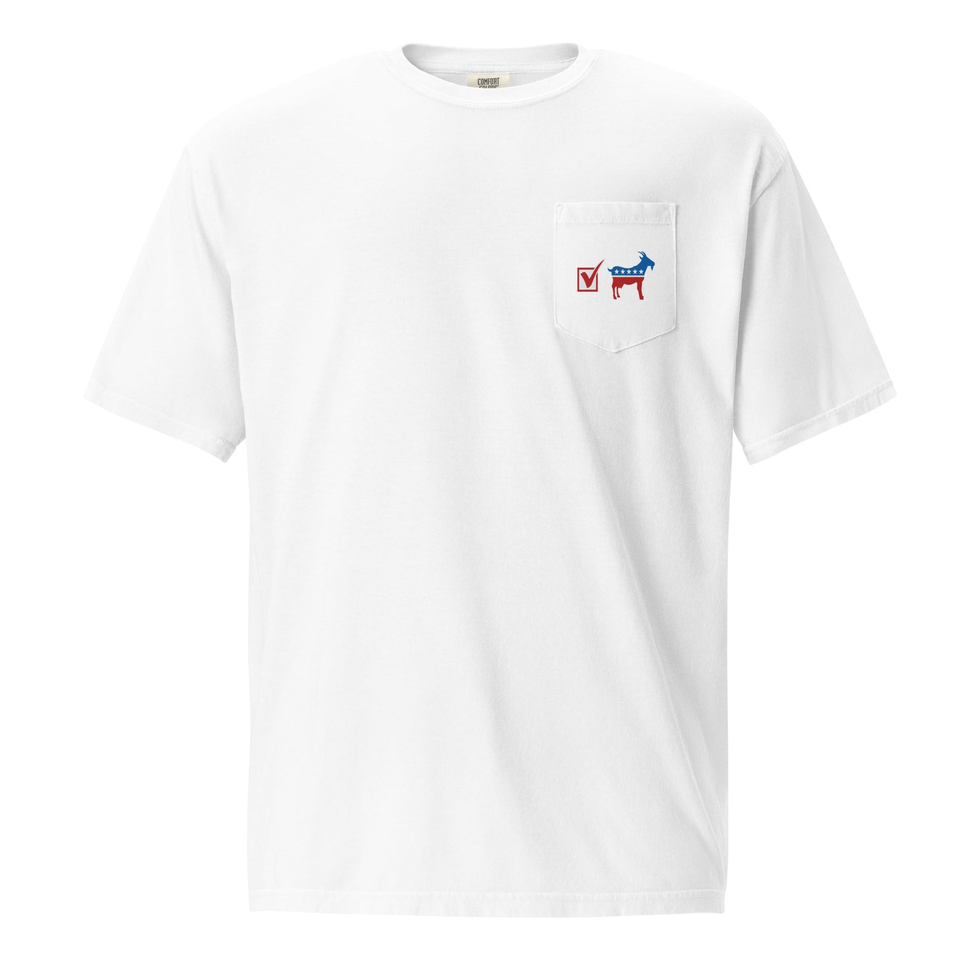 Vote the Goat by Truth - A - Ganda Unisex Pocket Tee - Team Kennedy Official Merchandise