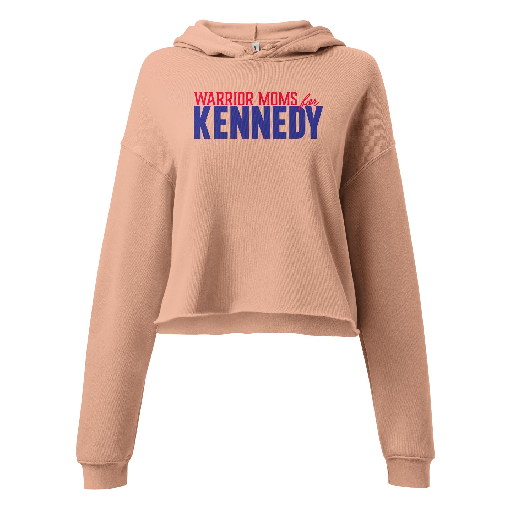 Warrior Moms for Kennedy Crop Hoodie - TEAM KENNEDY. All rights reserved