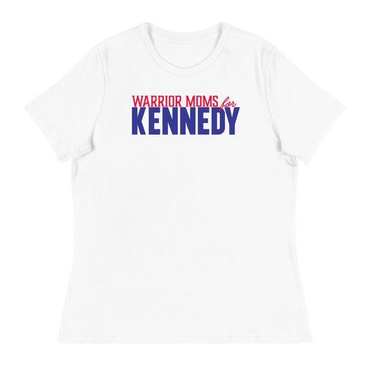 Warrior Moms for Kennedy Women's Relaxed Tee - TEAM KENNEDY. All rights reserved