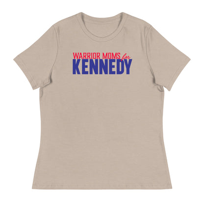 Warrior Moms for Kennedy Women's Relaxed Tee - TEAM KENNEDY. All rights reserved