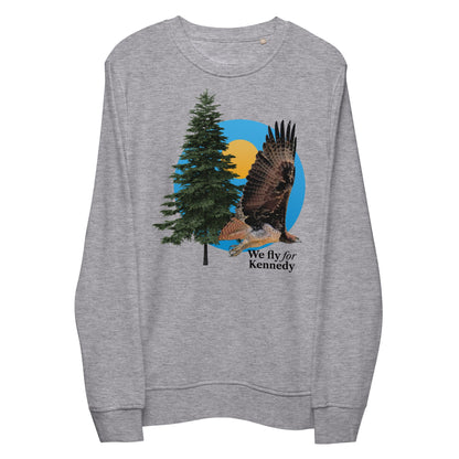 We Fly for Kennedy Organic Sweatshirt - TEAM KENNEDY. All rights reserved