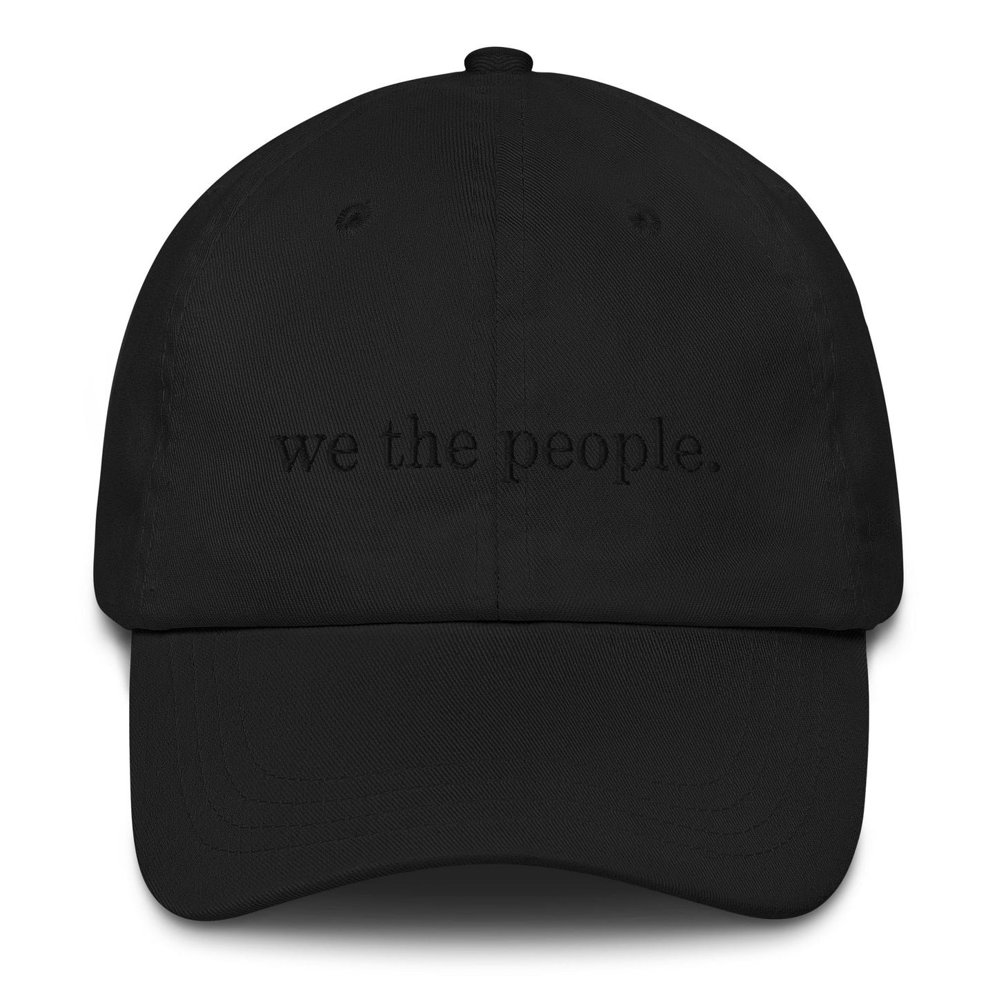 We the People Onyx Embroidered Dad hat - Team Kennedy Official Merchandise