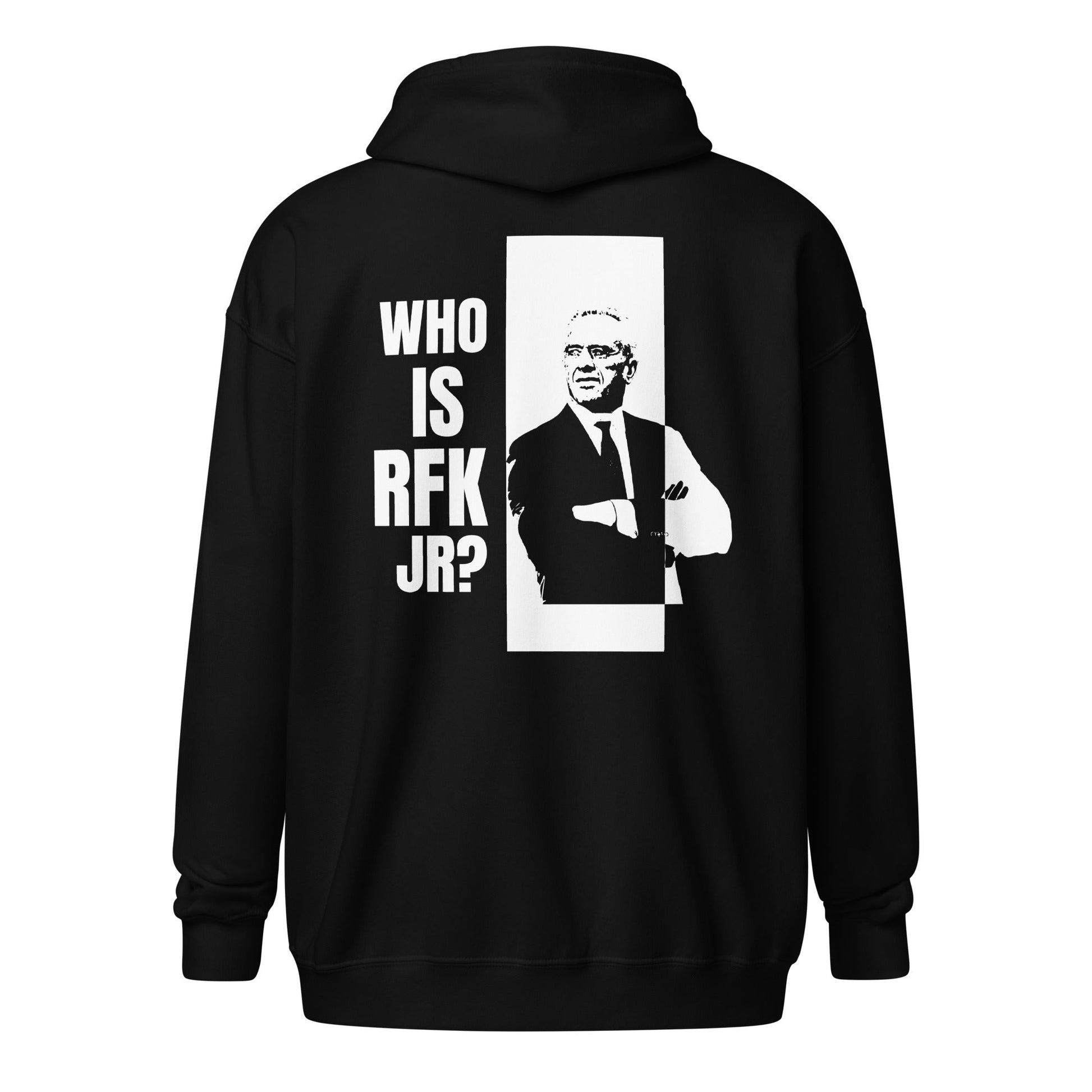 Who is RFK Jr? Embroidered Unisex Zip Hoodie - Team Kennedy Official Merchandise